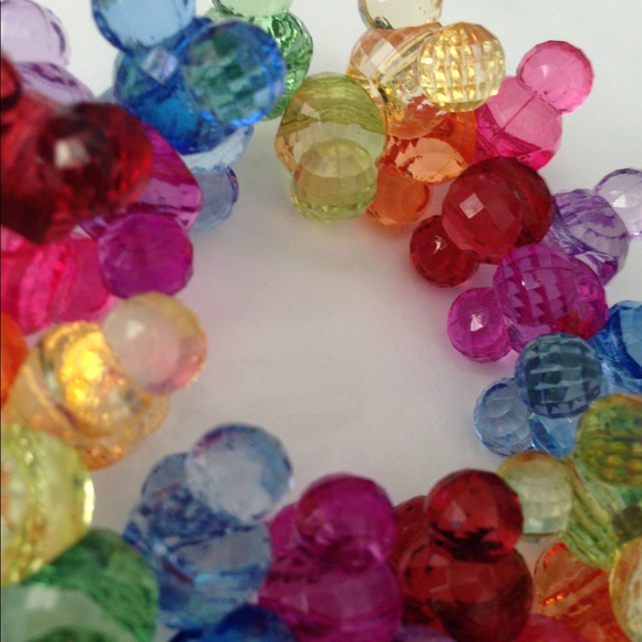 Mickey Rainbow Bead Bracelet - Picture 2 of 2